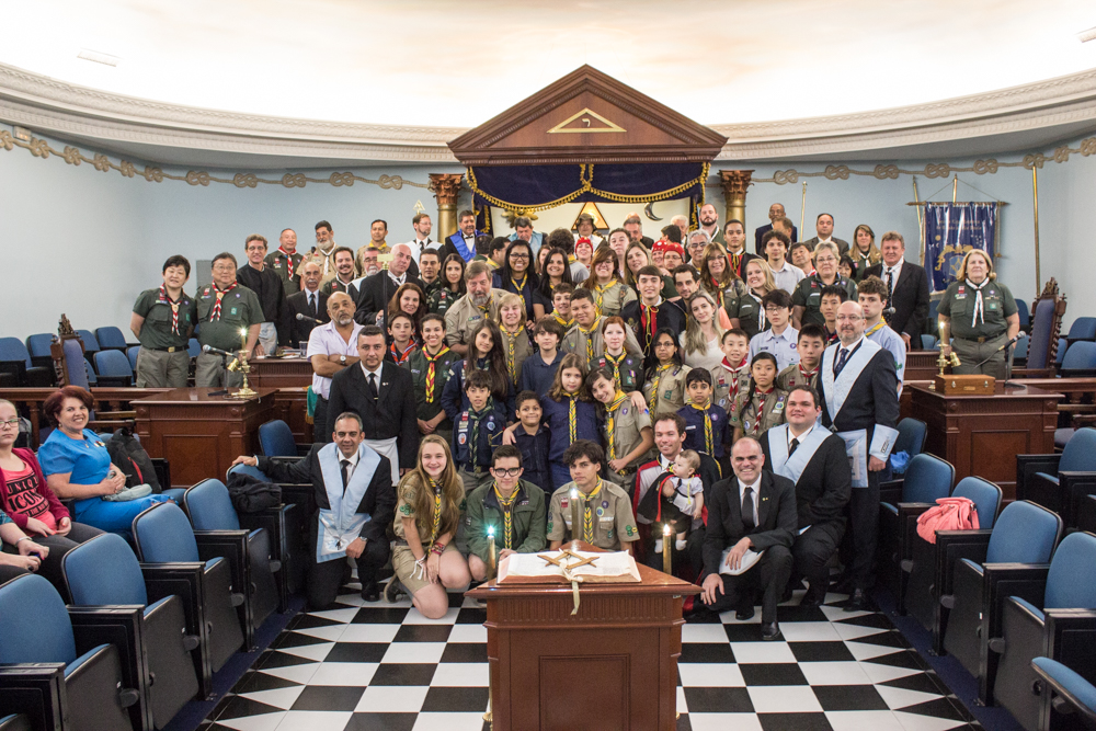 Sessão Magna ao 1º Centenário do Escotismo em SP na GLESP