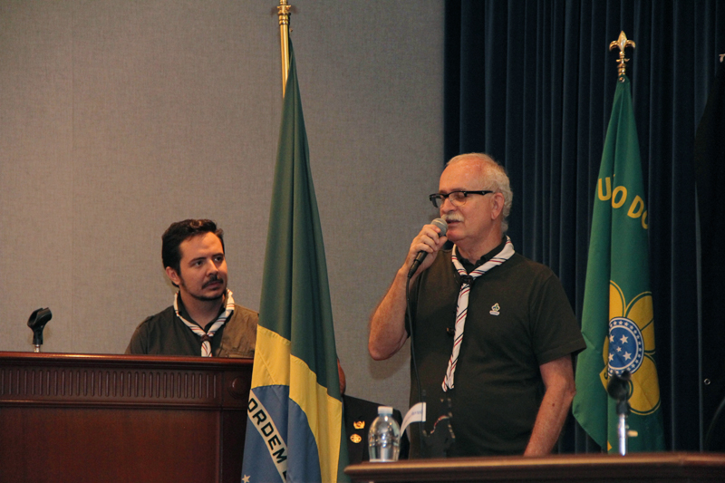 Apresentação sobre Escotismo na GLESP