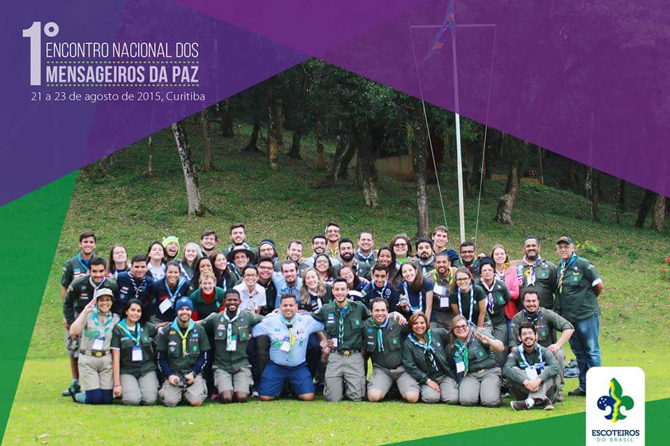 Representantes paulistas no Primeiro Encontro Nacional de Capacitação dos Mensageiros da Paz (MoP)