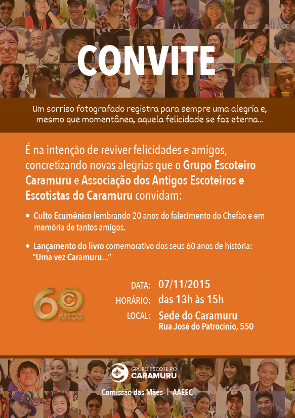 Convite à homenagem ao Chefão – Caramuru 26SP