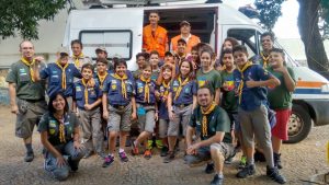 Escoteiros de Paulínia participam de oficina promovida pela Defesa Civil
