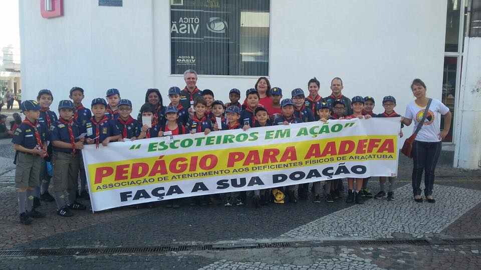#EmAção: Escoteiros de Araçatuba realizam pedágio beneficente