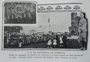 Matéria da revista “O Escoteiro” da Associação Brasileira de Escoteiros – Novembro de 1922.