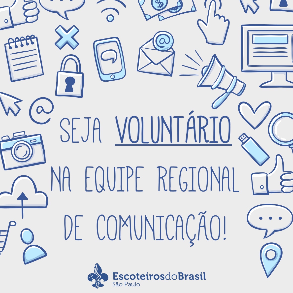 Seja voluntário na Equipe Regional de Imagem e Comunicação – ERIC