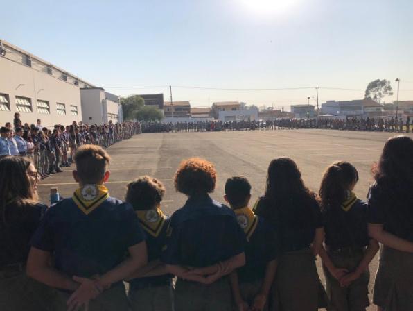 Distritos se unem em acampamento e arrecadam mais de 550 caixas de leite