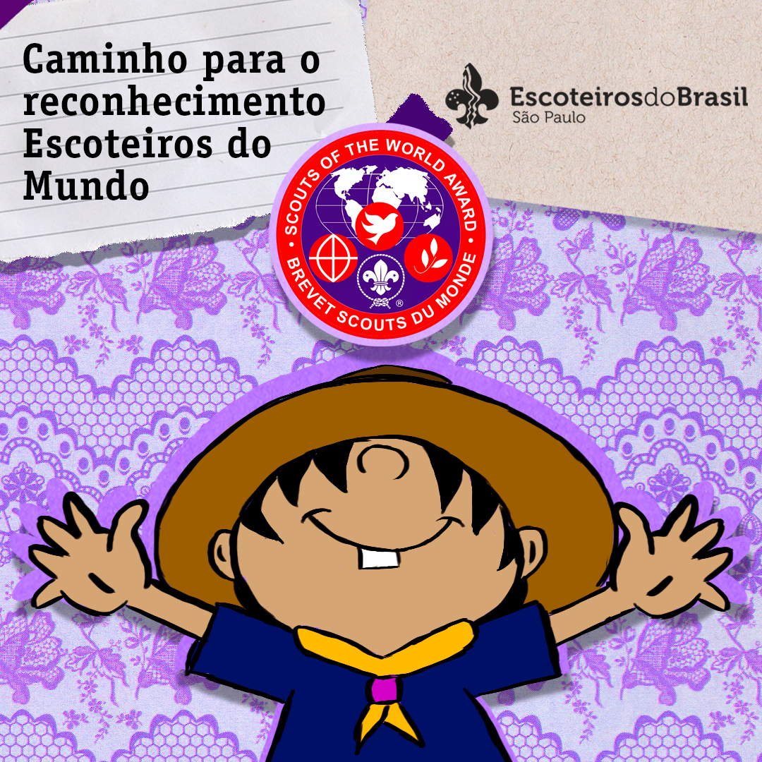 Fluxograma do reconhecimento Escoteiros do Mundo