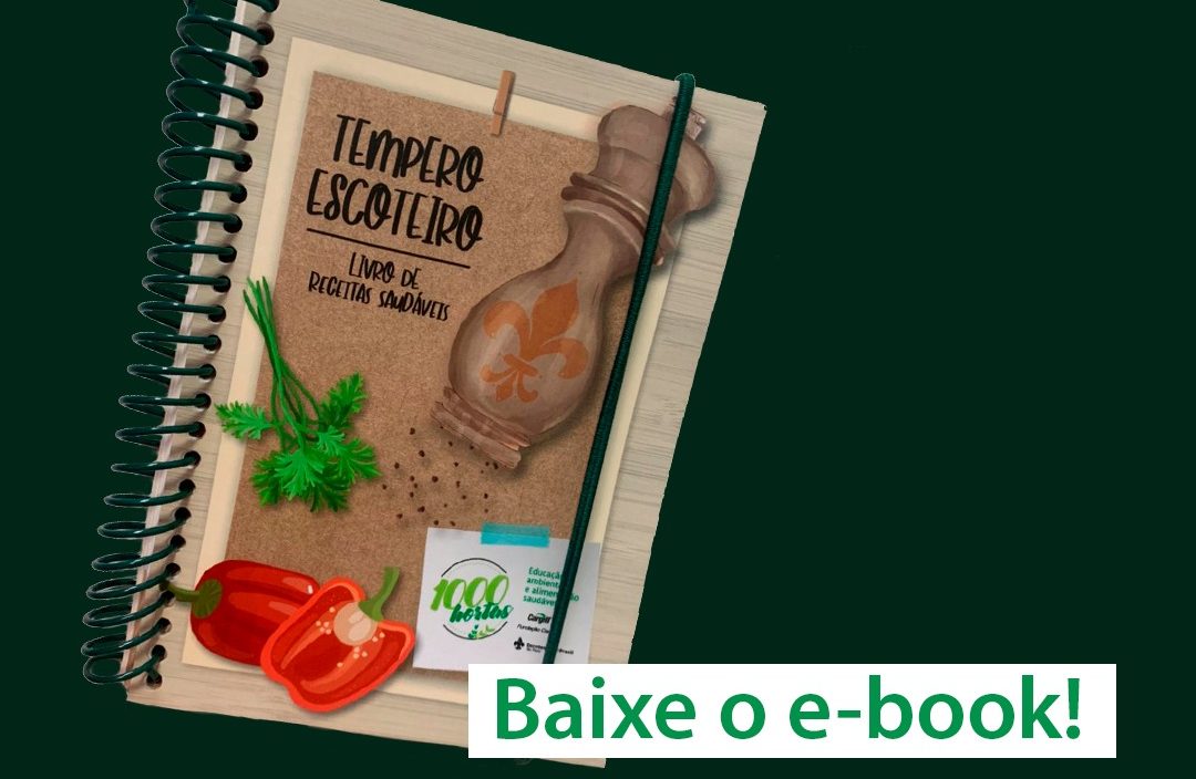 Tempero Escoteiro: livro de receitas saudáveis do 1000 hortas