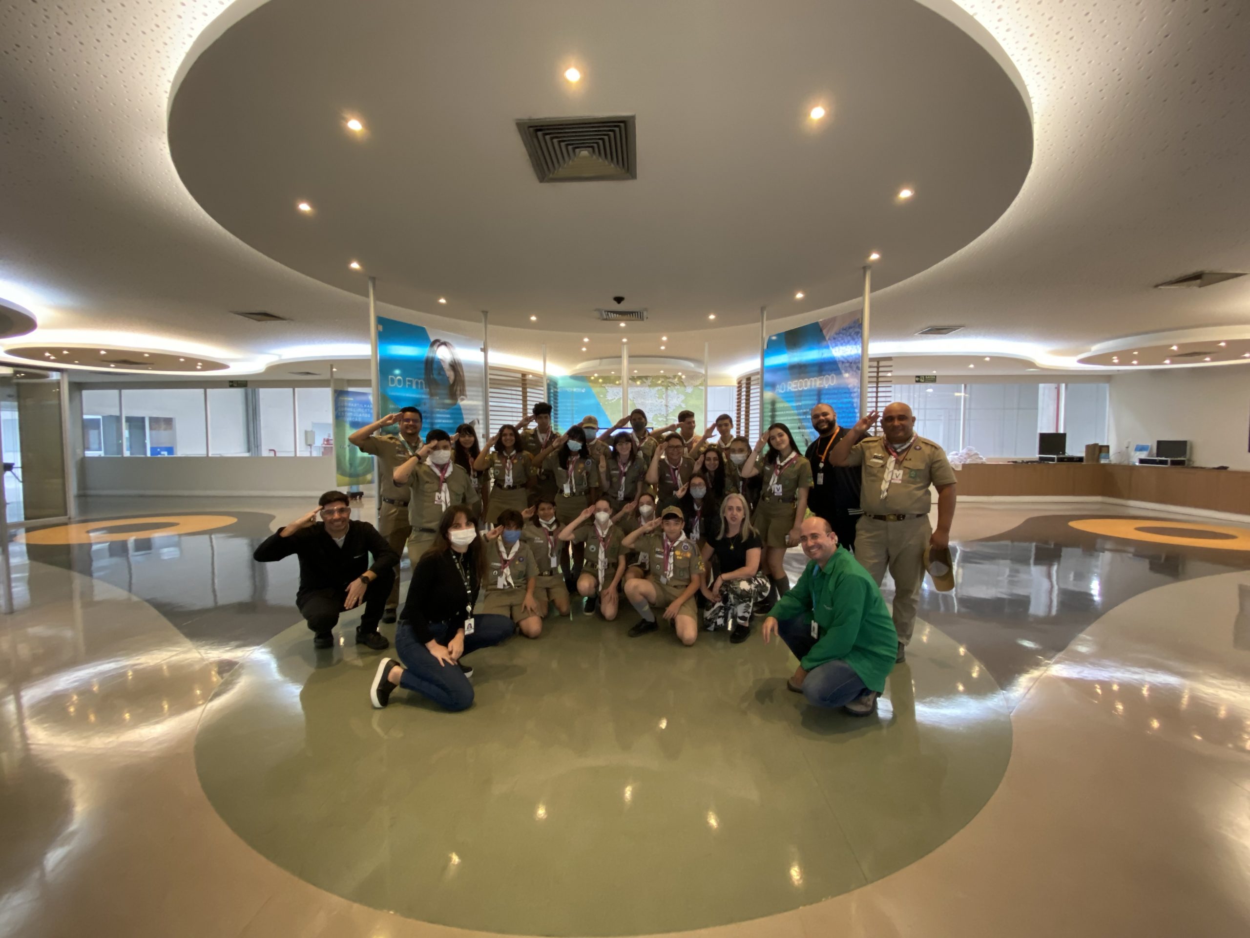 Grupo Escoteiro Vuturaty, visitam a empresa SINCTRONICS™ em Sorocaba