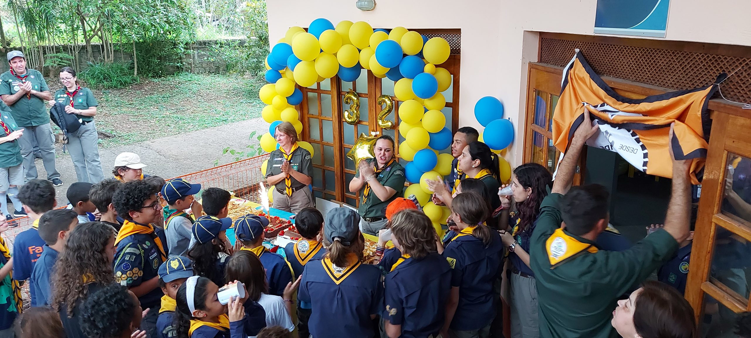 Grupo Escoteiro comemora seus 32 anos de atividades.