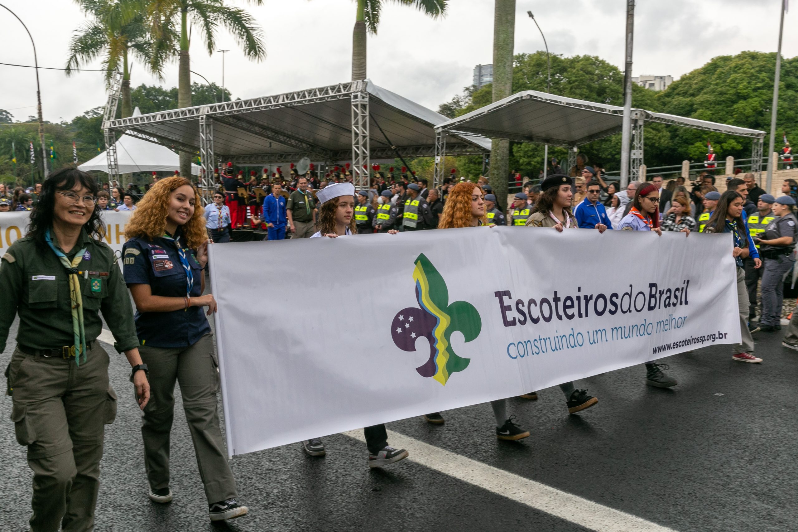 Desfile em alusão ao aniversário de 91 anos da Revolução Constitucionalista de 1932