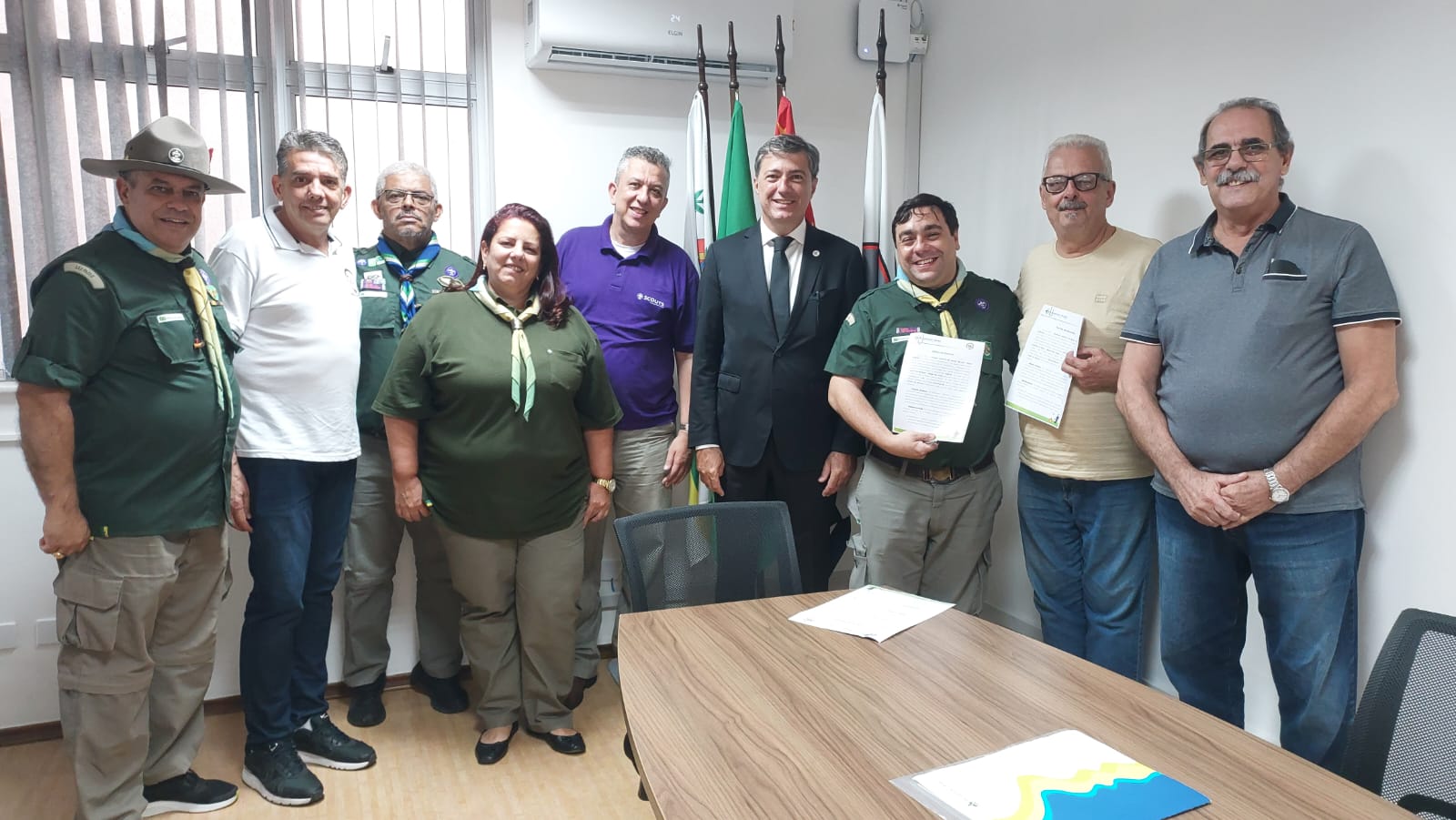 Escoteiros do Brasil – SP assina termo de parceria com o GOB-SP