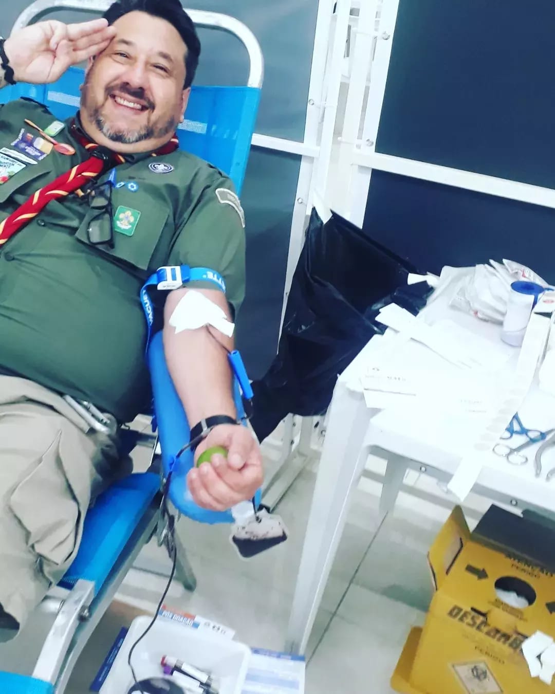 Grupo Escoteiro realiza Campanha de Doação de Sangue em Atibaia