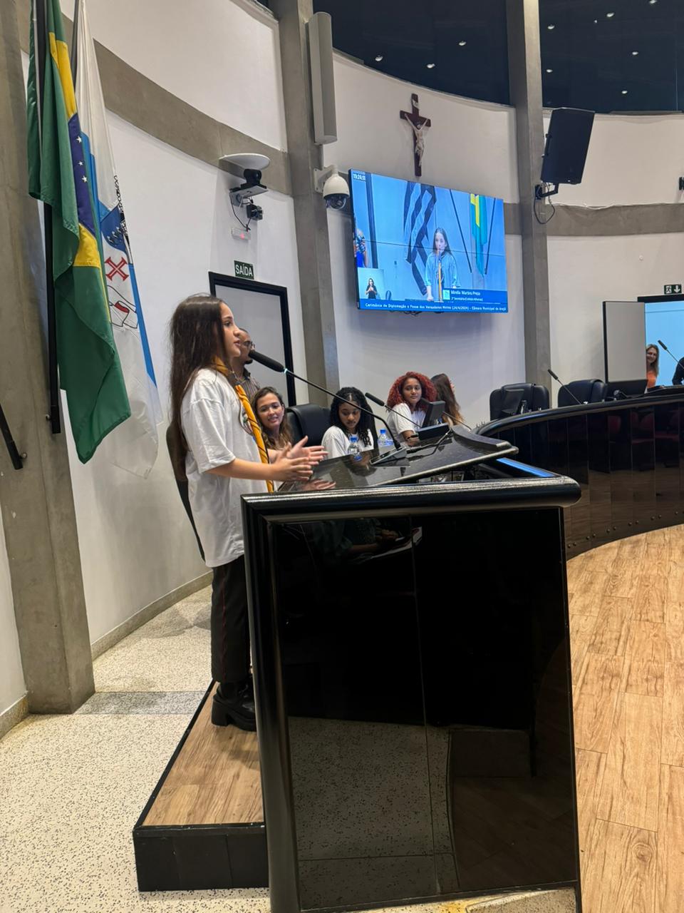 Escoteira é eleita Vereadora Mirim em Arujá