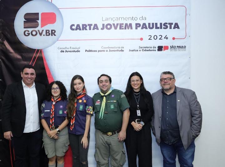 Região Escoteira de São Paulo presente no lançamento da Carta Jovem Paulista