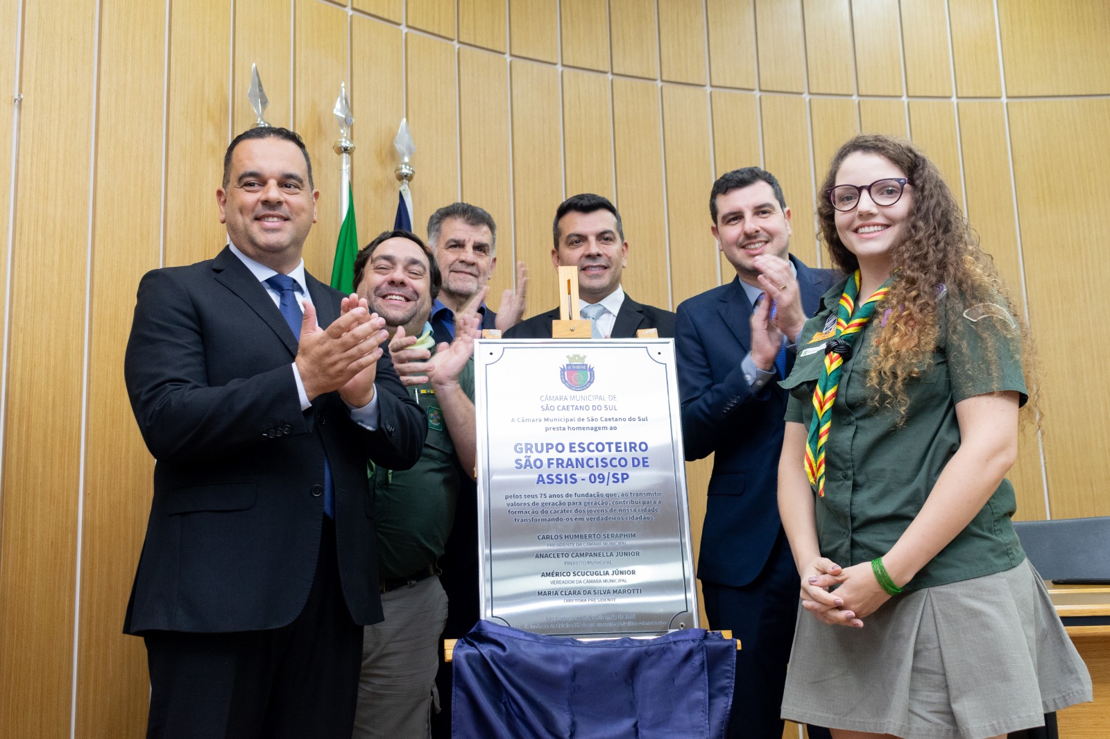 75 anos transformando vidas: Câmara de São Caetano homenageia Grupo Escoteiro São Francisco de Assis