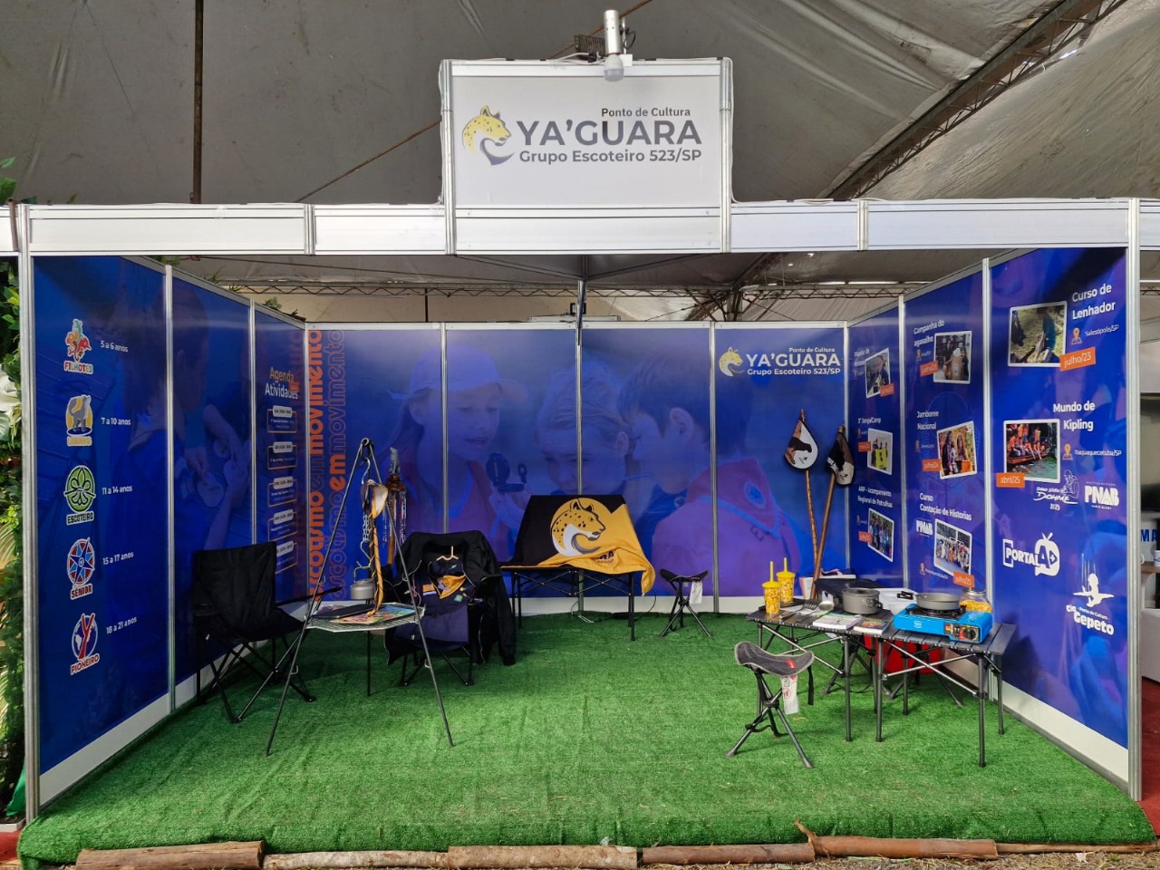 Grupo Escoteiro Ya’Guara participa da AEXPO Arujá