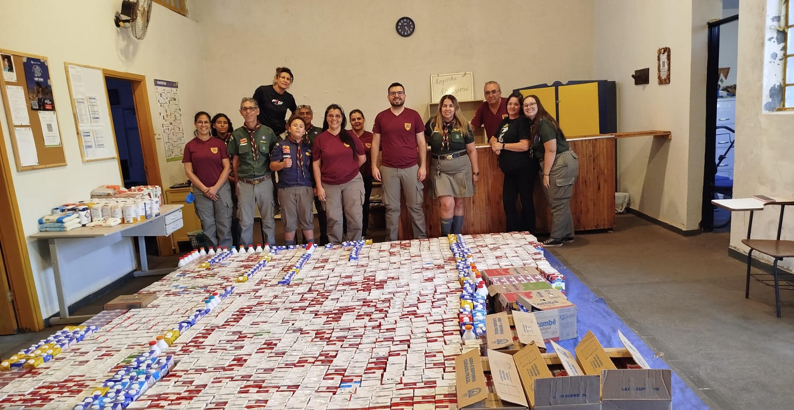 G.E. Carajuru arrecada mais de 2.200 litros de leite em campanha solidária