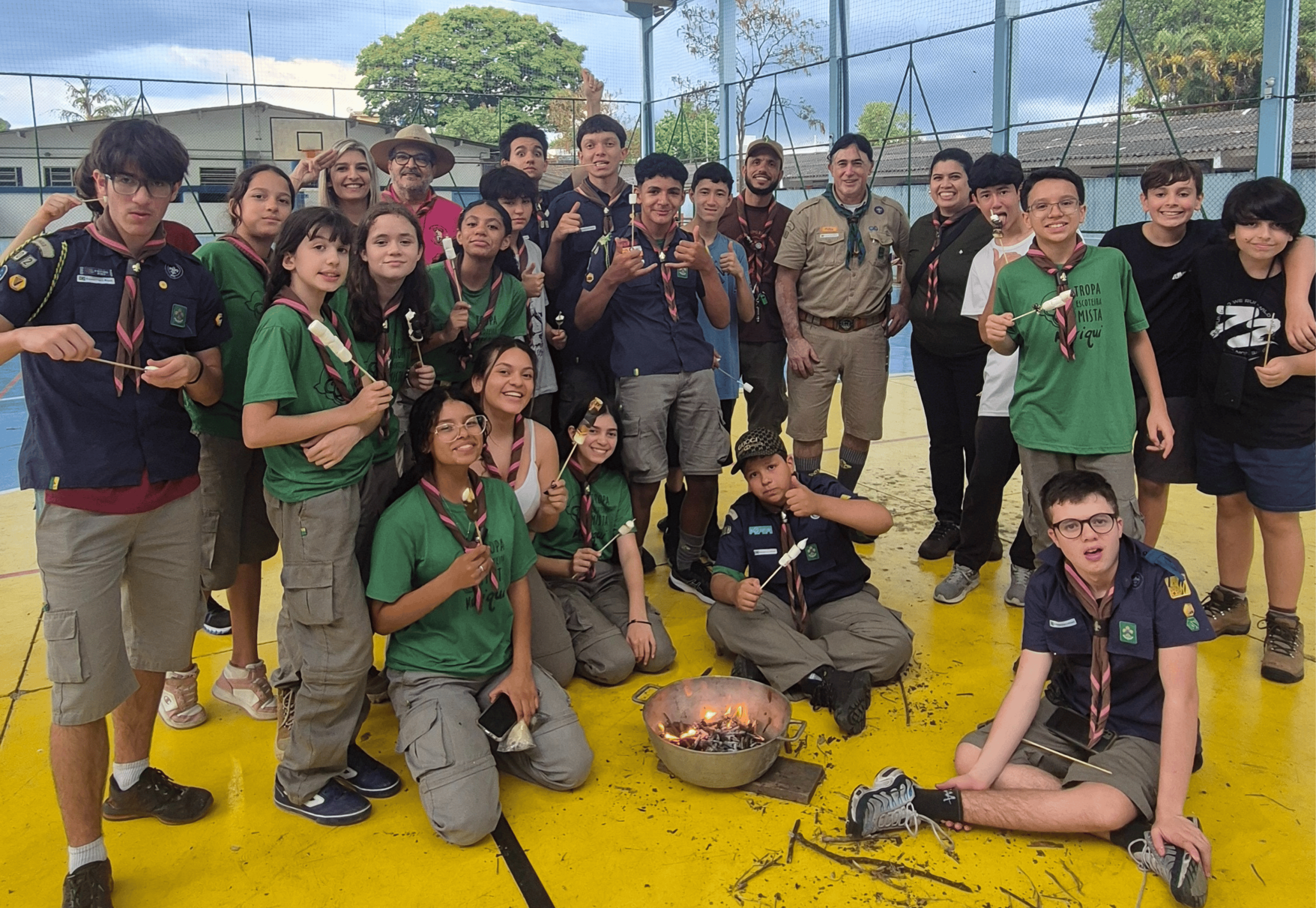 Oficinas de Ferramentas de Corte e Técnicas de Fogo acontecem no G.E. Lady Olave Baden-Powell