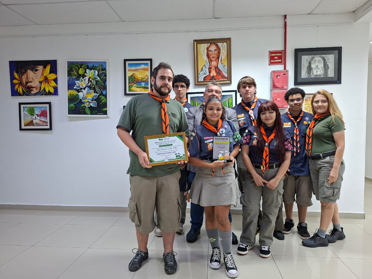 Grupo Escoteiro Lobo Guará é homenageado com o Prêmio Geração do Amanhã