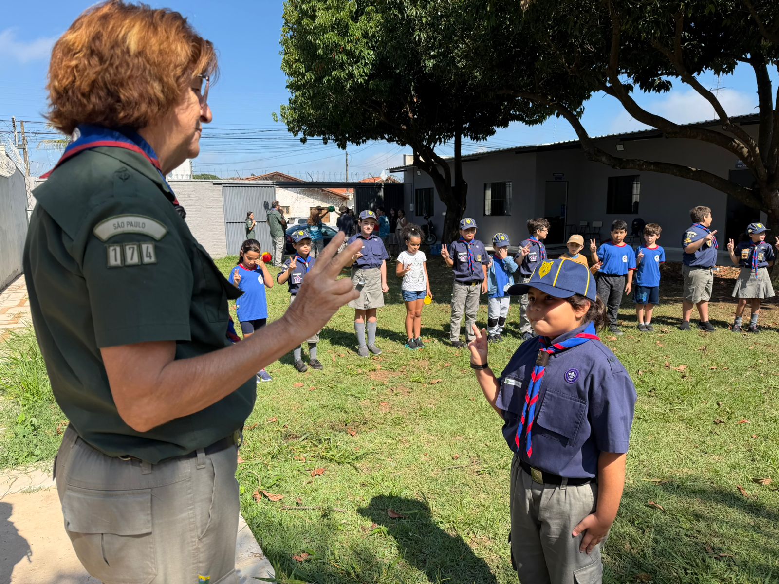 Avó celebra a promessa de sua Neta em Rio Claro