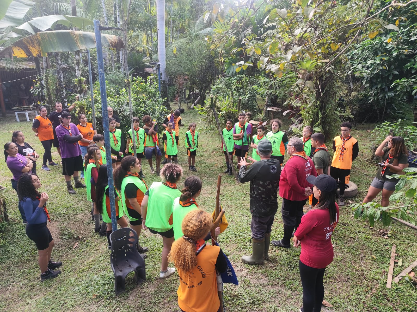Grupo Escoteiro Lobo Guará realiza atividade de aventura e consciência ambiental