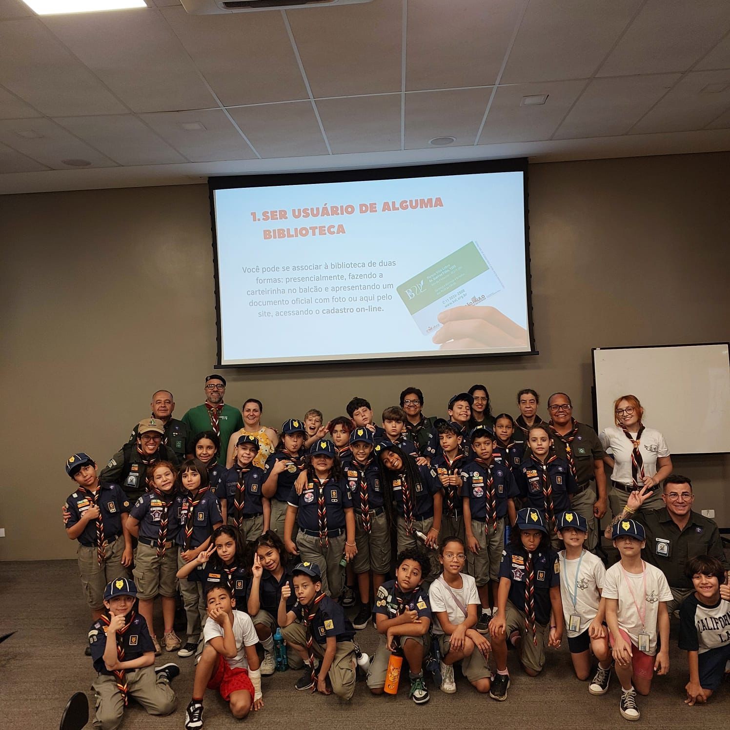 Lobinhos do GE Jaçanã vivenciam experiência literária na Biblioteca de São Paulo